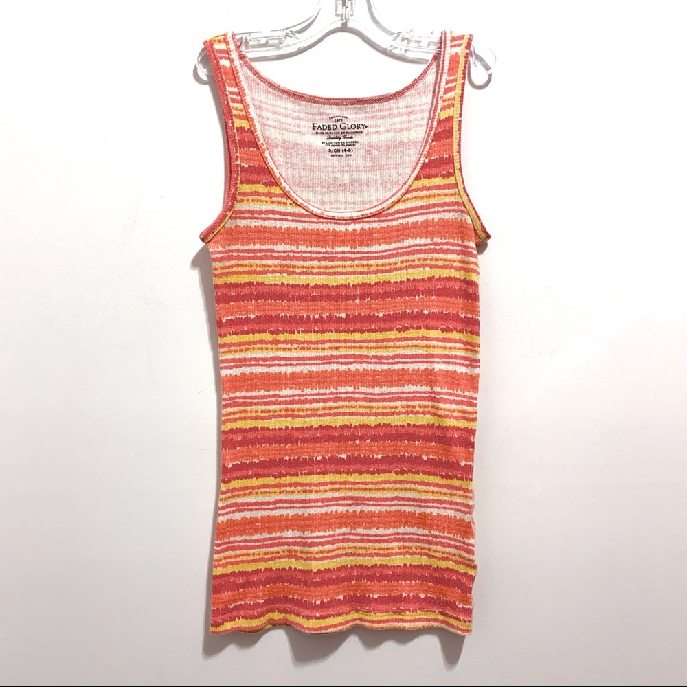 Faded Glory Women’s Saffron Marigold Tank Top